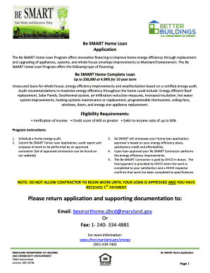 Be SMART Home Loan Application