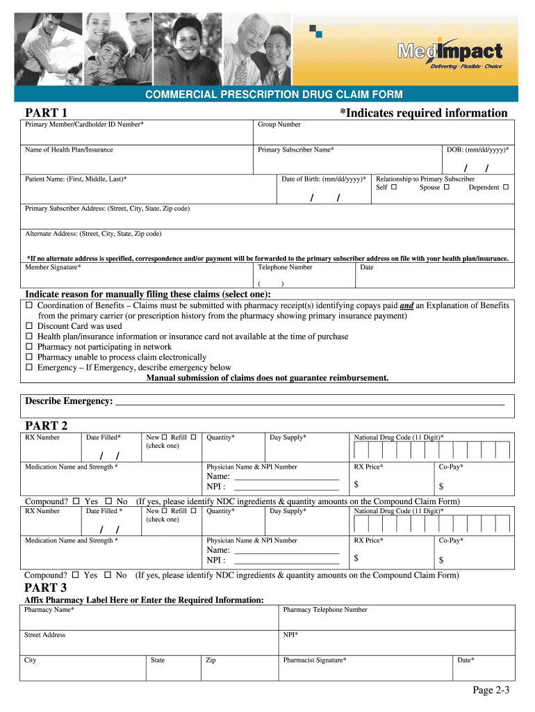 Fillable Online info groupbenefits CLAIM FORM INSTRUCTIONS Office of