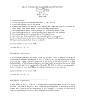 Subject verb agreement worksheet - Consider and approve the purchase of lots #96 and #97 on Philpot Street in the George W - ci willis tx