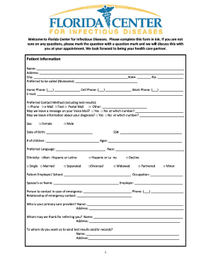 Patient Intake Form