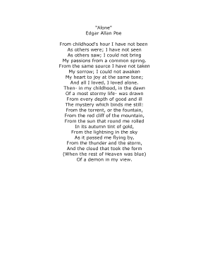 alone edgar allan poe pdf