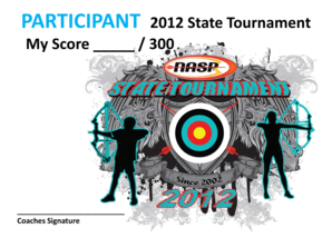 2012 State Tournament Scorecard