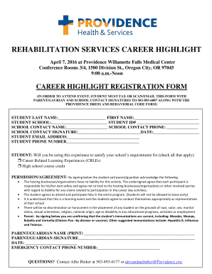 Printable careers in rehabilitation services - Edit, Fill Out