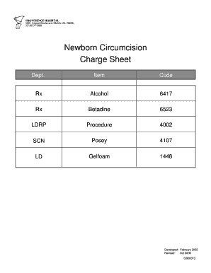 Newborn Circumcision Consent Form