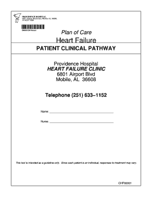 Heart Failure Clinic Patient Intake Form