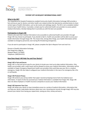 Patient Opt-In Request Form