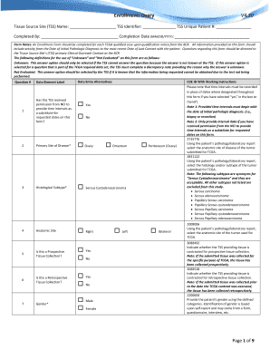 Enrollment Form for Ovary V4.30