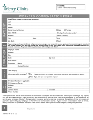Workers Compensation Form