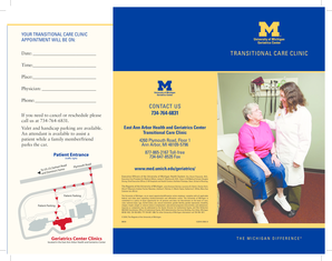 Transitional Care Clinic Appointment Form