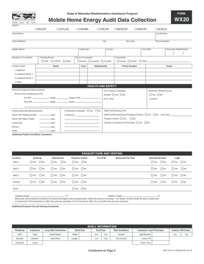 Mobile Home Energy Audit Data Collection - neo ne