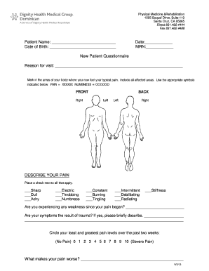 New Patient Questionnaire