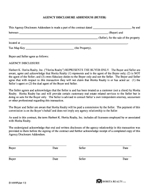 Agency Disclosure Addendum (Buyer)