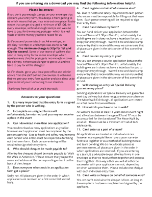 MoonWalk Edinburgh Entry Form