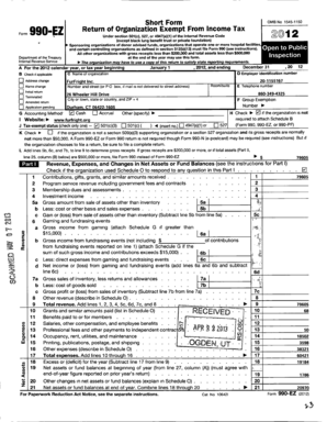 Form 990-EZ 2012