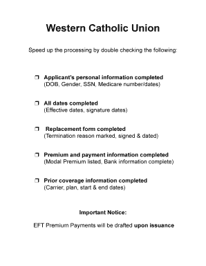 Missouri Medicare Supplement Insurance Application
