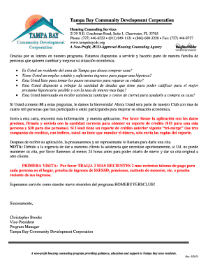 Aplicacion para Consejeria Individual de Vivienda
