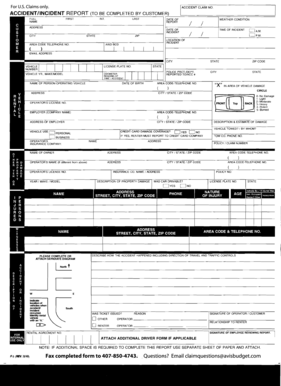 Avis Budget Claim Form