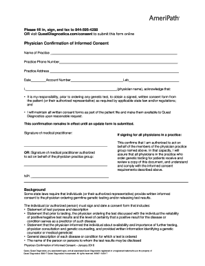 Physician Confirmation of Informed Consent