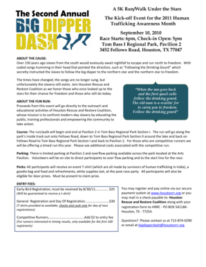 Thesis statement outline example - The Second Annual A 5K RunWalk Under the Stars - houstonrr