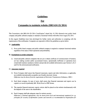 Website Compliance Certificate for Pakistani Companies
