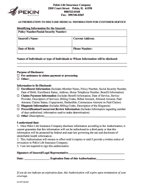 Authorization to Disclose Medical Information