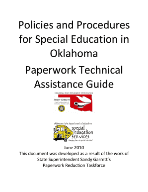 Oklahoma Special Education Paperwork Guide