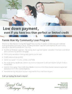 Fannie Mae MyCommunity Mortgage Application