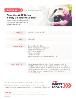 AARP Driver Safety Classroom Course