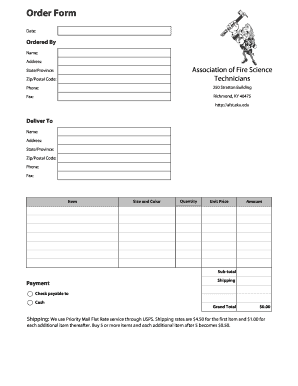 Order Form