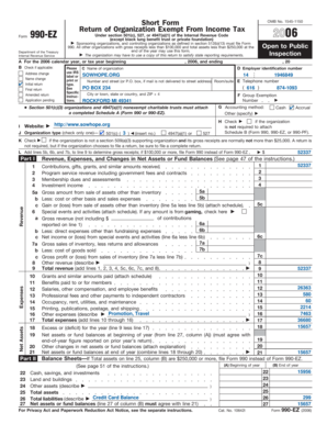 Form 990-EZ 2006