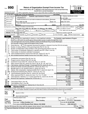 Form 990 Return of Organization Exempt From Income Tax