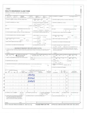 Health Insurance Claim Form