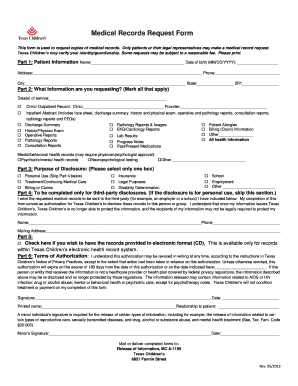 Medical Records Request Form