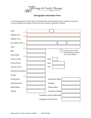 Demographic Information Form