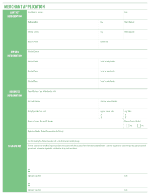 First Bank & Trust Merchant Application