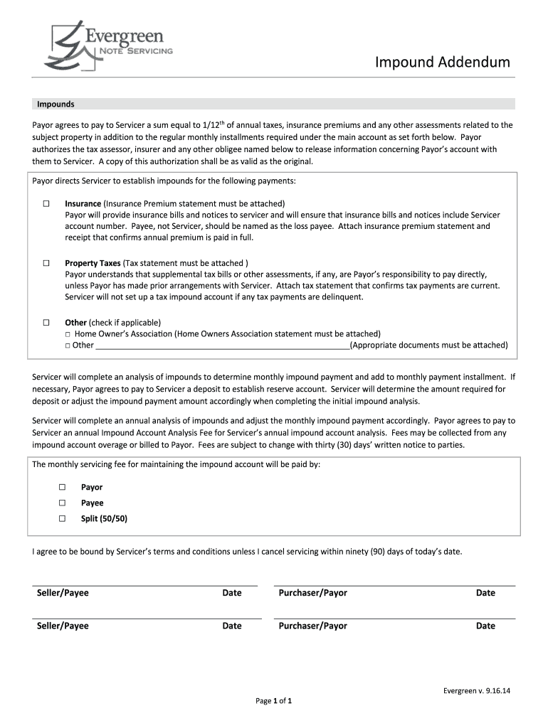 Fillable Online Revised Signup Agreement FINAL Evergreen Note 