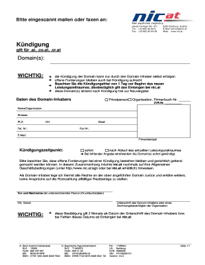 Kündigung