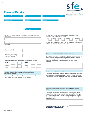 Claim for Reimbursement of Travel Expenses