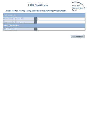 LMS Certificate