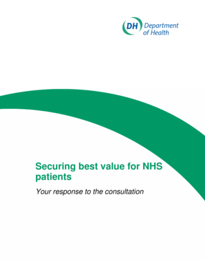 NHS Procurement and Patient Choice Consultation