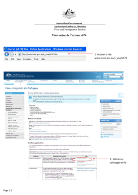 Visto online de Turismo e676