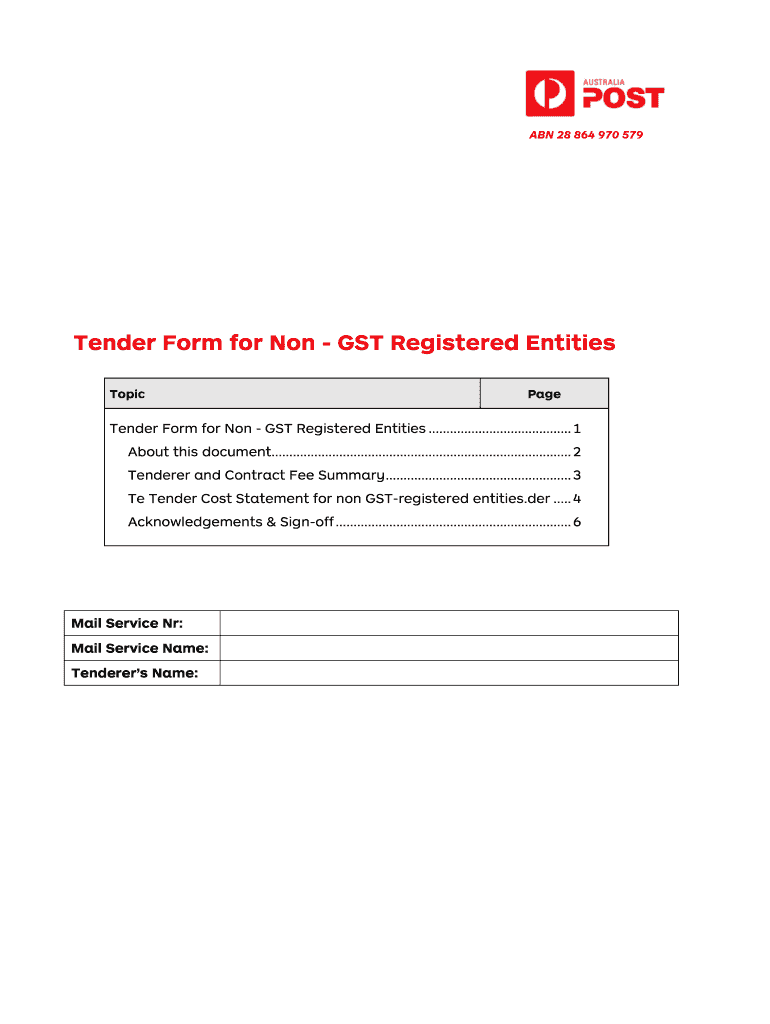 Gst Return Form Fill Out Sign Online DocHub