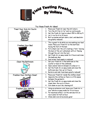 Fresh Air Usage Guide