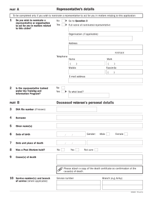 Claim for Pension by Veteran's Dependent