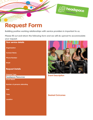 Event Request Form