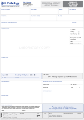 Patient Test Request Form
