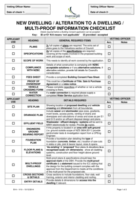 New Zealand Building Consent Application Form