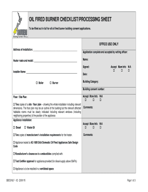New Zealand Building Consent Application