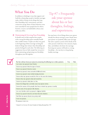 Healthy Marriage Handbook