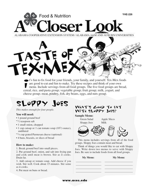 Food Nutrition YHE-226 - ACESedu - aces